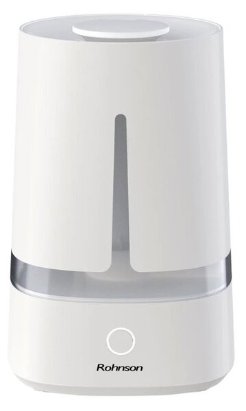 Овлажнител на въздух Rohnson R-9511, 25W, 4 l резервоар, подходящ за помещения с площ до 28m², 3 скорости, подсветка, ароматизираща функция, бял