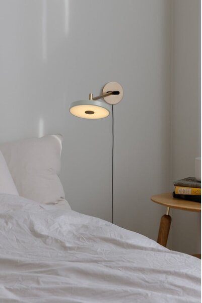 Светлозелена LED затъмняваща се стенна лампа ø 15 cm Asteria Wall Long – UMAGE