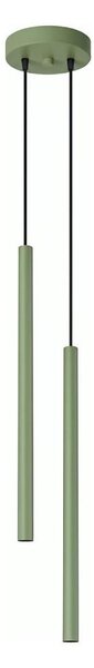 Sollux SL.2134 - Висящ полилей на кабел PASTELO 2xG9/8W/230V зелен