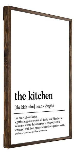 Плакат в рамка 50x70 cm Kitchen - Wallity