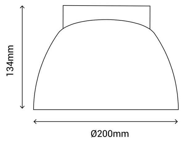 LED висящо външно осветително тяло ø 20 cm - SULION