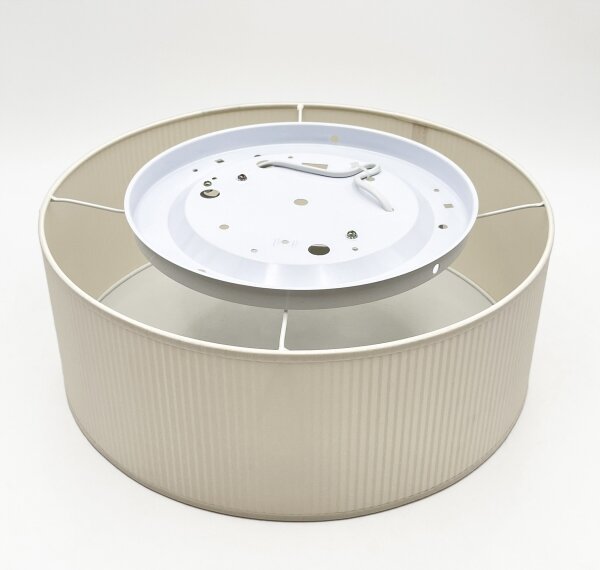 Потолочно осветително тяло SIRJA PLISADO 2xE27/15W/230V, Ø 35 см, кремаво