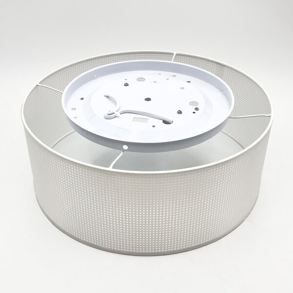 Плафон SIRJA PLISADO 2xE27/15W/230V Ø 35 см бял