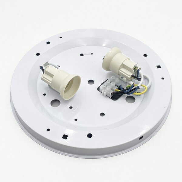 Плафон SIRJA PLISADO 2xE27/15W/230V Ø 35 см бял