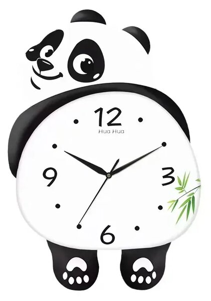 Pandatime™ светещ стенен часовник с танцуваща панда
