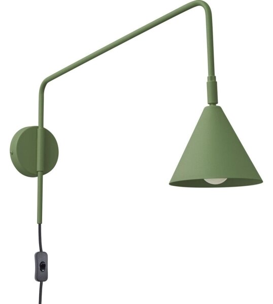 Sollux SL.1700 - Аплик NOX 1xE14/10W/230V зелен