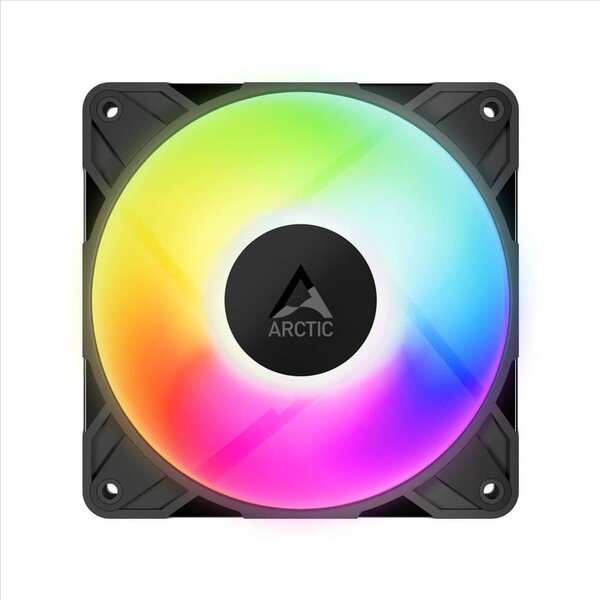 Вентилатор 120mm, Arctic P12 Pro A-RGB, 3-pin, 3000 rpm, черен