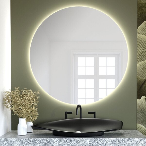 Baltica Design - LED огледало за баня с подсветка BRIGHT 15W/230V 3000K Ø 80 см IP65