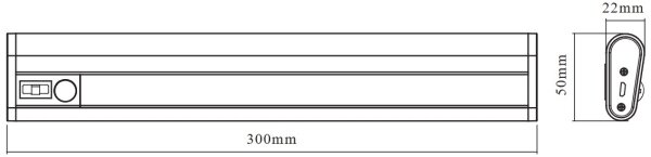 Osram - LED осветително тяло за монтаж под шкаф със сензор MOBILE LED/1,5W/3,7V 1800 mAh