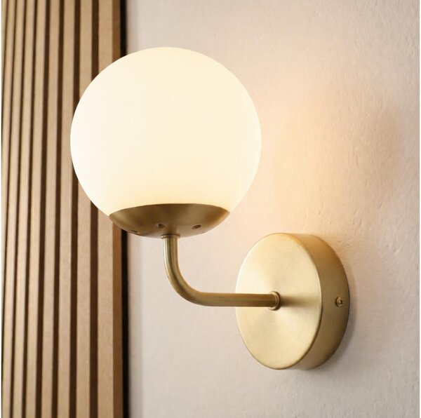 Brilagi - Настенна лампа MALIVA 1xE14/15W/230V златна/бяла