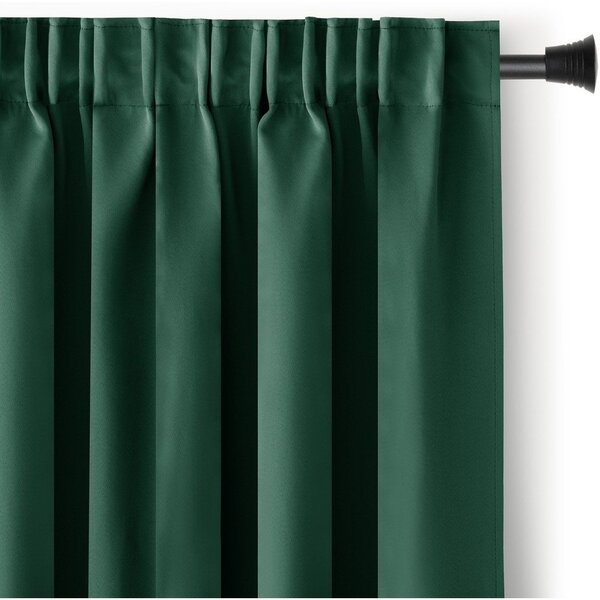 Тъмнозелено затъмняващо перде 140x175 cm Kierra – Restilo