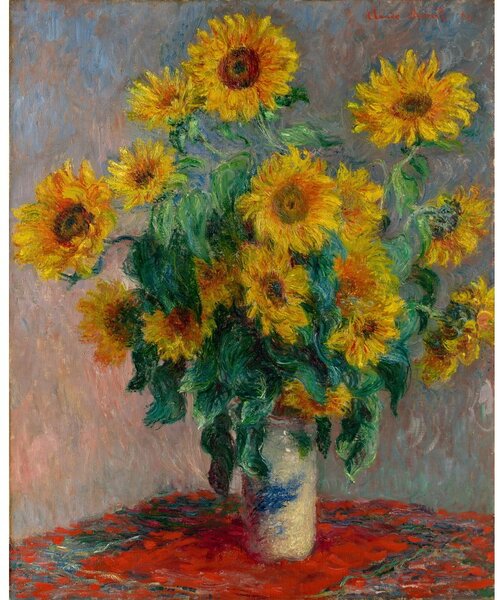 Репродукция на картина 40x50 cm Bouquet of Sunflowers - Fedkolor