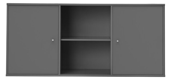 Антрацитен нисък висящ скрин 133x61 cm Mistral – Hammel Furniture