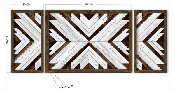 Картини в комплект от 3 бр. 70x50 cm - Wallity