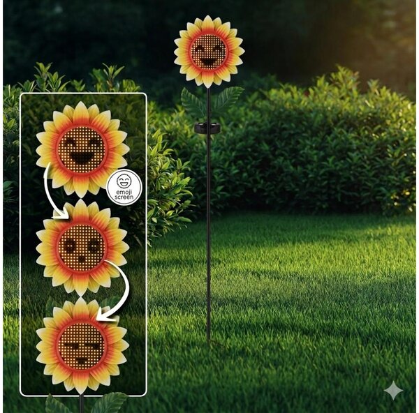Globo 36590 - LED соларно осветително тяло 200xLED/0,06W/3V IP44 цвете