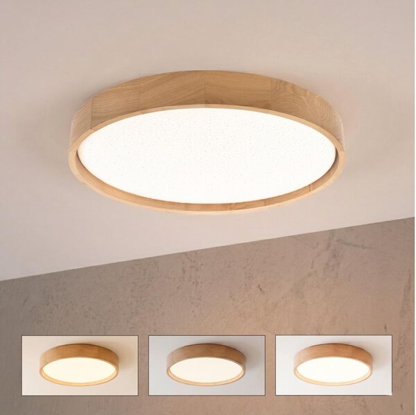 Brilagi - димируем LED таванен плафон MANAROLA SMART STARS LED/36W/230V Ø 51 см + дистанционно управление