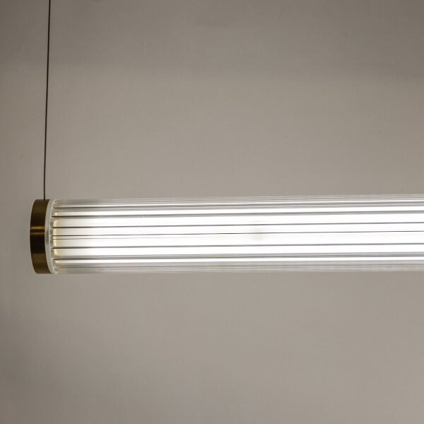 Zuma Line 1234 - Димируем LED полилей на стоманено въже COMO LED/64W/230V 2700-6500K златист + ДУ