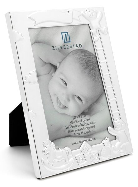 Метална стояща рамка в сребристо 27x11 cm Baby – Zilverstad