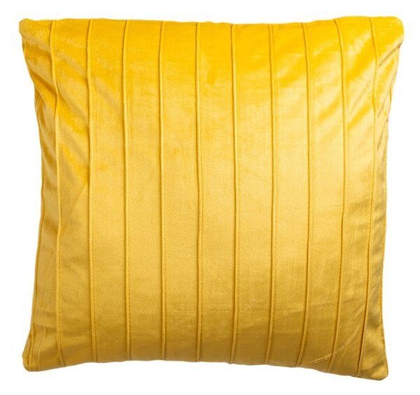 Жълта декоративна възглавница, 45 x 45 cm Stripe - JAHU collections