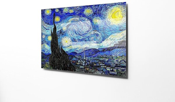 Картина върху стъкло 70x50 cm Vincent van Gogh - Wallity