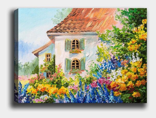 Живопис 100x70 cm House - Wallity