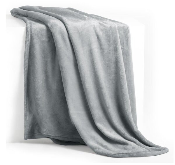 Светлосиво одеяло от микрофибър , 160 x 210 cm Mic - DecoKing