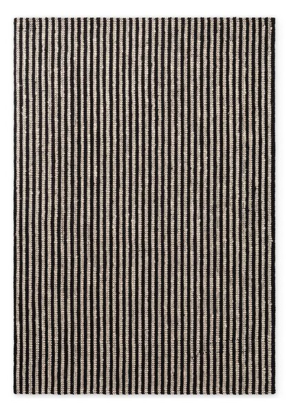 Черен ръчно изработен ютен килим 160x230 cm Harvest Ebony – Elle Decoration