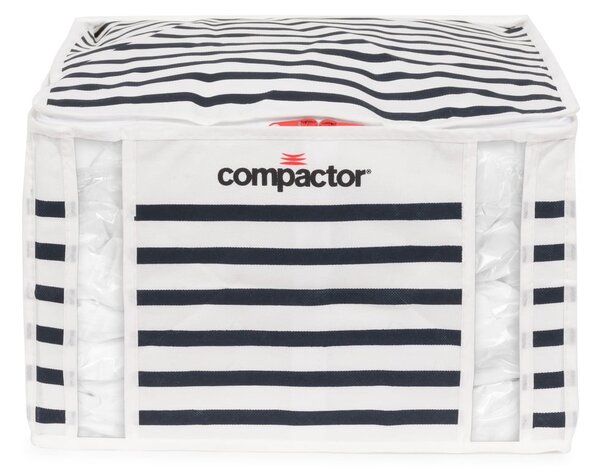 Кутия за съхранение на дрехи Medium Mariniere 3D Vacuum Bag, 125 л - Compactor