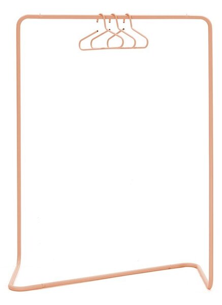 Стоманена стойка за дрехи в цвят сьомга 118x160x57 cm Hang-On – Spinder Design