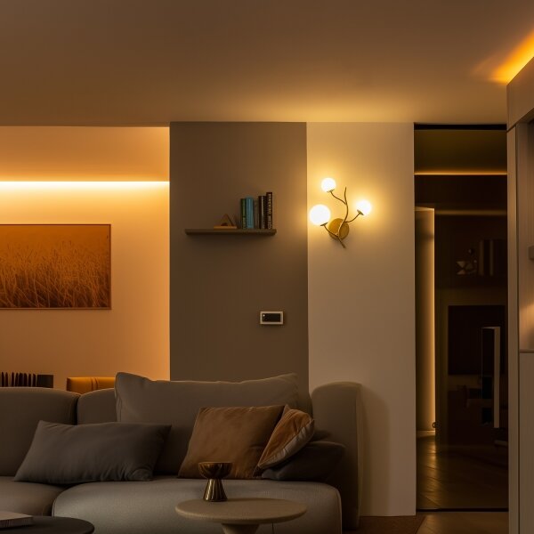 Brilagi - LED аплик MISTEL 3xG9/3W/230V златист/бял