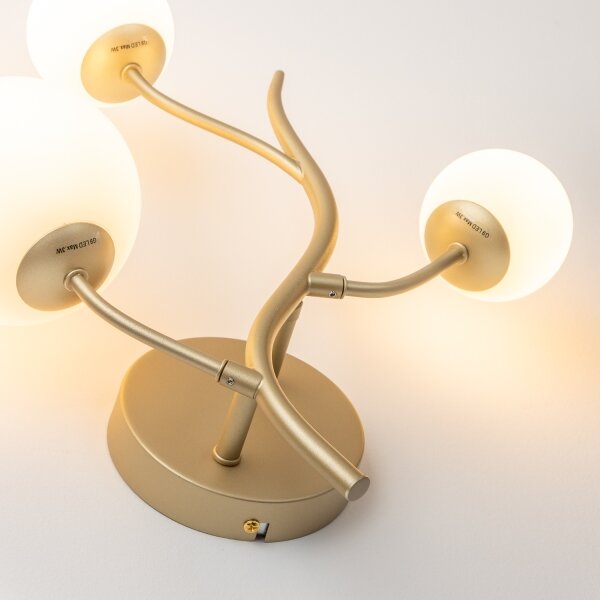 Brilagi - LED аплик MISTEL 3xG9/3W/230V златист/бял
