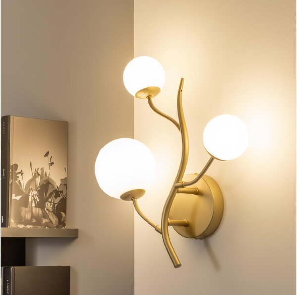 Brilagi - LED аплик MISTEL 3xG9/3W/230V златист/бял