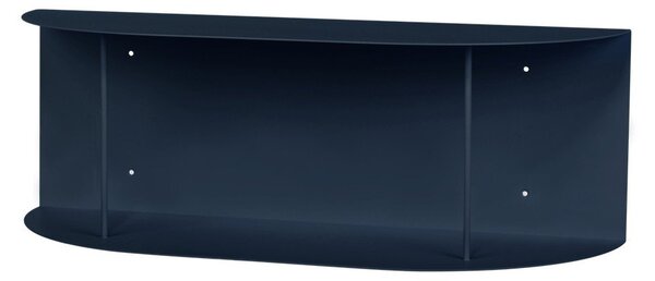 Тъмносин на няколко нива метален стенен рафт 60 cm Lina – noo.ma
