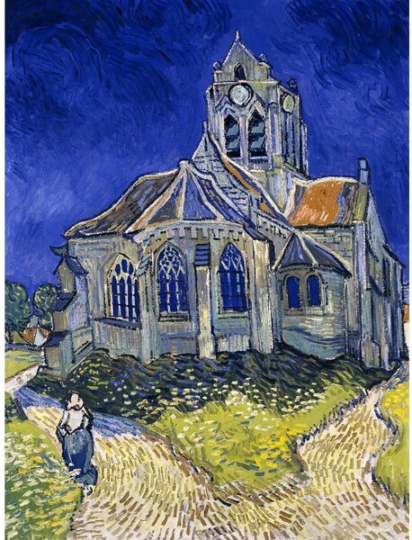 Живопис - репродукция 30x40 cm The Church at Auvers, Vincent van Gogh - Fedkolor