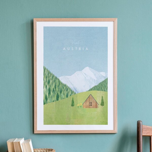 Плакат , 50 x 70 cm Austria - Travelposter