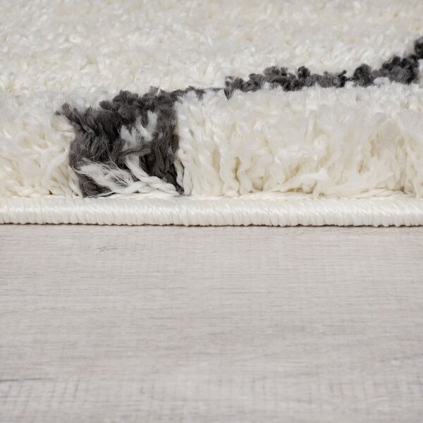 Бял килим 120x170 cm Riad Berber – Flair Rugs