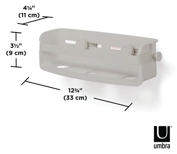 Сив самоносещ пластмасов рафт за баня Flex - Umbra