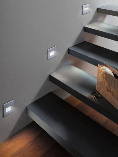 Paulmann  93134 - LED/1,2W Лампа за стълбище със сензор EDGE 230V хром