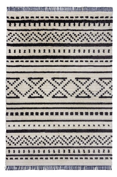 Черно-бял килим 120x170 cm Sabri - Flair Rugs