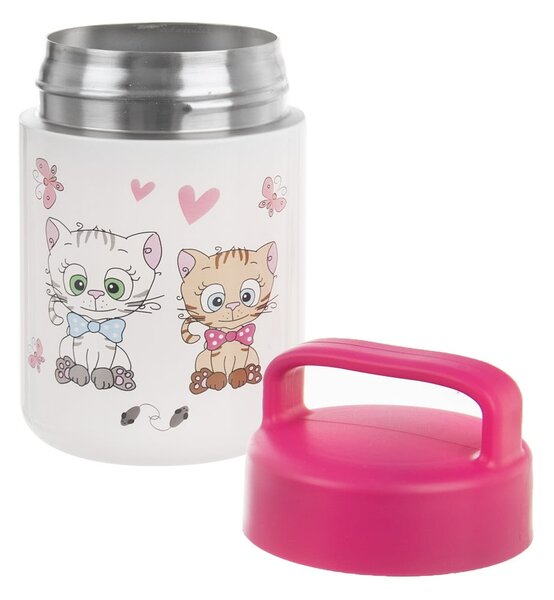 Термос за храна от неръждаема стомана Kittens, 480 ml - Orion