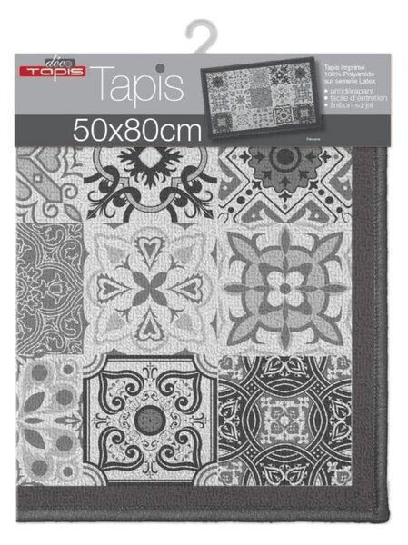 Сив килим подходящ за пране 50x80 cm Persane – douceur d'intérieur