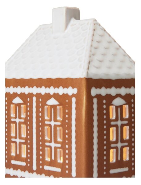 Керамичен свещник за чаена свещ Gingerbread Lighthouse – Kähler Design