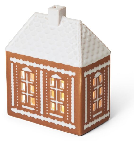 Керамичен свещник за чаена свещ Gingerbread Lighthouse – Kähler Design