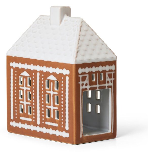 Керамичен свещник за чаена свещ Gingerbread Lighthouse – Kähler Design