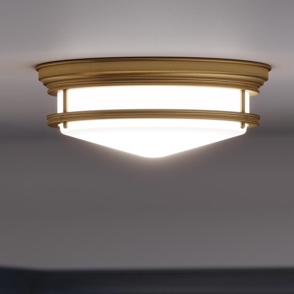 Hinkley HK-HADLEY-F-BR - таванно осветително тяло за баня HADLEY 3xE27/40W/230V IP44 златно