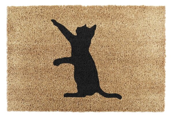 Изтривалка от кокосови влакна 40x60 cm Cat – Artsy Doormats