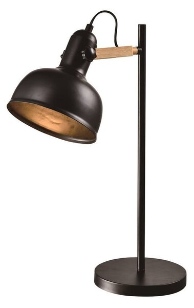 Черна метална настолна лампа (височина 56 cm) Reno - Candellux Lighting