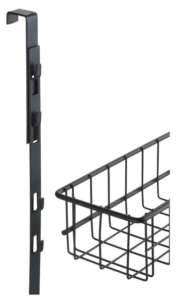 Висящ рафт за врата Rack Black - Wenko