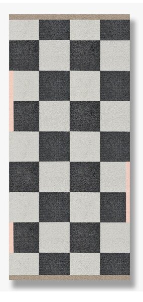 Черно-бял килим подходящ за пране 70x150 cm Square – Mette Ditmer Denmark