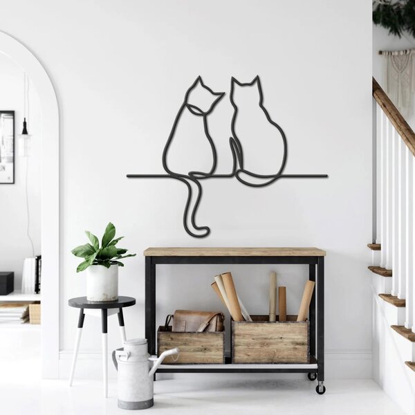 Метална Декорация Two Cats